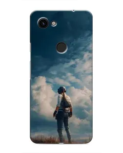 Чохол для Google Pixel 3 XL з картинкою «Герой PUBG на скелі»