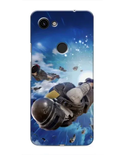 Чохол для Google Pixel 3 XL з картинкою «Десант PUBG — стрибок»