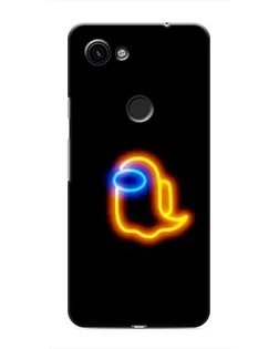 Чехол для Google Pixel 3 XL с картинкой «Among Us неоновое сияние»