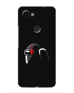 Чехол для Google Pixel 3 XL с картинкой «Among Us шлем»