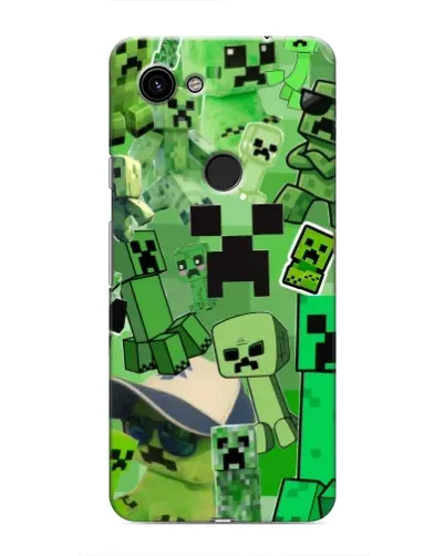 Чохол для Google Pixel 3 XL з картинкою «Кріпери Minecraft»