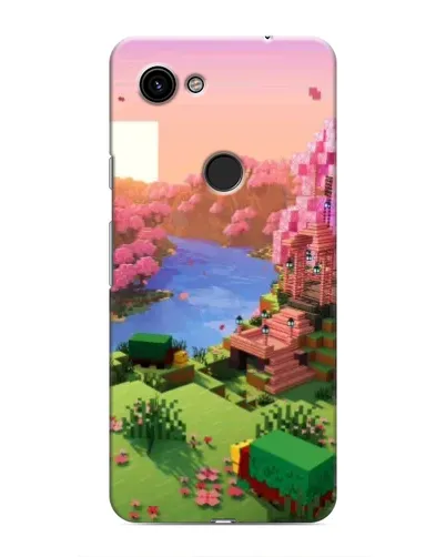 Чохол для Google Pixel 3 XL з картинкою «Рожеве дерево Minecraft»