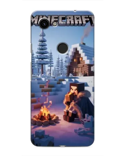 Чохол для Google Pixel 3 XL з картинкою «Зимовий Minecraft»