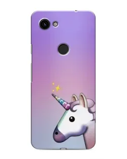 Чехол для Google Pixel 3 XL с картинкой «Единорог градиент»