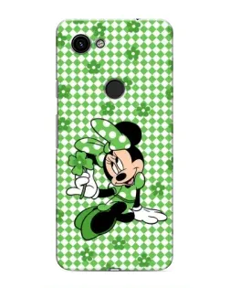 Чехол для Google Pixel 3 XL с картинкой «Mickey в клетку»