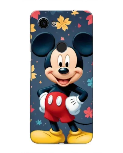 Чехол для Google Pixel 3 XL с картинкой «Осенний Mickey Mouse»
