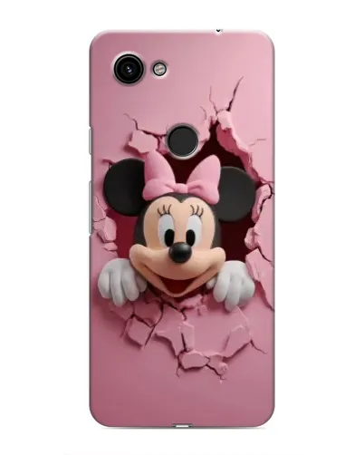 Чехол для Google Pixel 3 XL с картинкой «Минни сквозь стену»