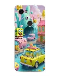Чехол для Google Pixel 3 XL с картинкой «Монстр-трак приключения»