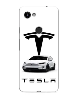 Чохол для Google Pixel 3 XL з картинкою «Tesla White Style»