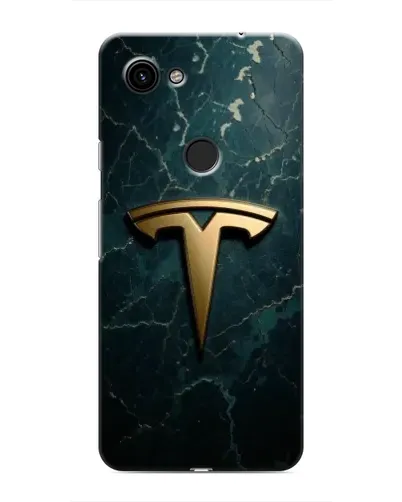 Чохол для Google Pixel 3 XL з картинкою «Мармурова Tesla Gold»