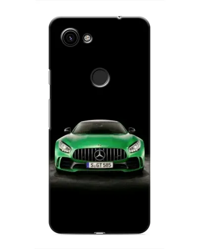 Чохол для Google Pixel 3 XL з картинкою «Mercedes — неоновий лого»