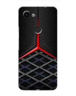 Чохол для Google Pixel 3 XL з картинкою «Mercedes Carbon Grid»