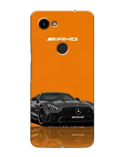Чохол для Google Pixel 3 XL з картинкою «Помаранчевий Mercedes AMG»