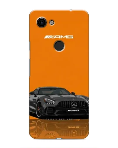 Чохол для Google Pixel 3 XL з картинкою «Помаранчевий Mercedes AMG»