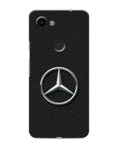 Чохол для Google Pixel 3 XL з картинкою «Карбоновий Mercedes стиль»