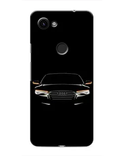 Чехол для Google Pixel 3 XL с картинкой «Audi — ночной контур»