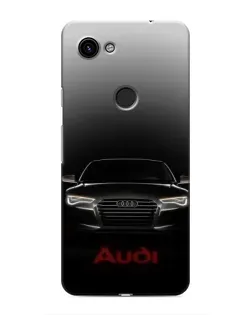 Чехол для Google Pixel 3 XL с картинкой «Audi — градиентный контур»