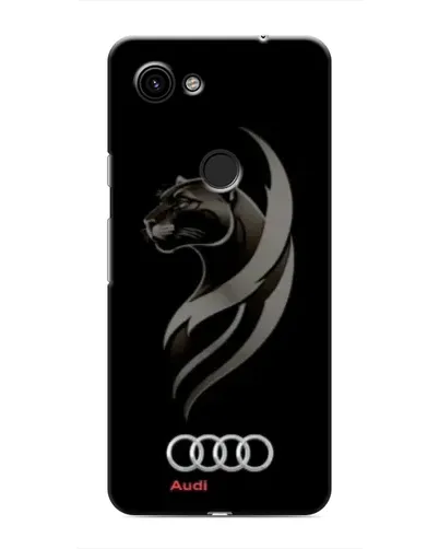 Чехол для Google Pixel 3 XL с картинкой «Графика — пантера и Audi»