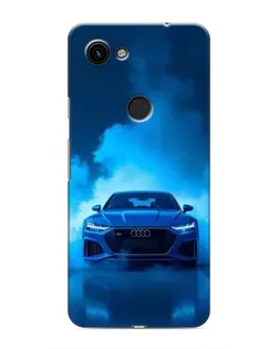 Чехол для Google Pixel 3 XL с картинкой «Audi — голубая энергия»