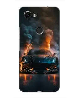 Чохол для Google Pixel 3 XL з картинкою «Lamborghini димна естетика»