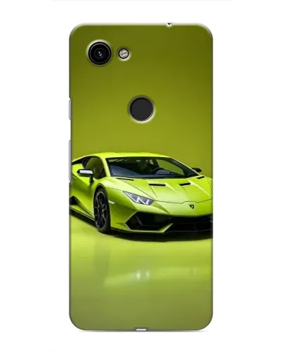 Чохол для Google Pixel 3 XL з картинкою «Салатовий Lamborghini Huracan»