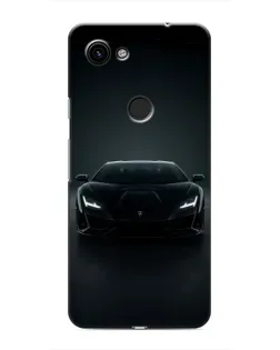 Чохол для Google Pixel 3 XL з картинкою «Чорний Lamborghini Aventador»