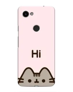 Чехол для Google Pixel 3 XL с картинкой «Пушин говорит Hi»