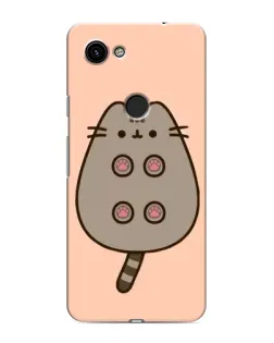 Чохол для Google Pixel 3 XL з картинкою «Пушин пузиком догори»