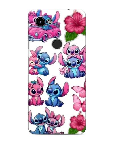 Чохол для Google Pixel 3 XL з картинкою «Стікери Stitch та Angel»