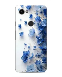 Чохол для Google Pixel 3 XL з картинкою «Блакитний квітковий каскад»