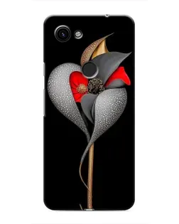 Чохол для Google Pixel 3 XL з картинкою «Срібна фантазійна квітка»