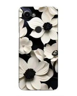 Чохол для Google Pixel 3 XL з картинкою «Об'ємні білі квіти»