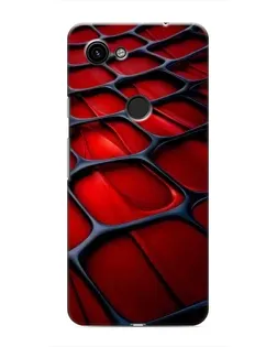 Чохол для Google Pixel 3 XL з картинкою «Червона глянцева сітка»