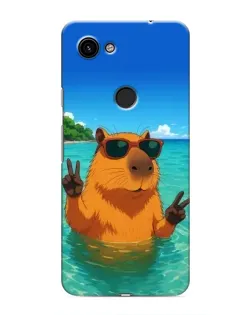 Чохол для Google Pixel 3 XL з картинкою «Морська капібара»