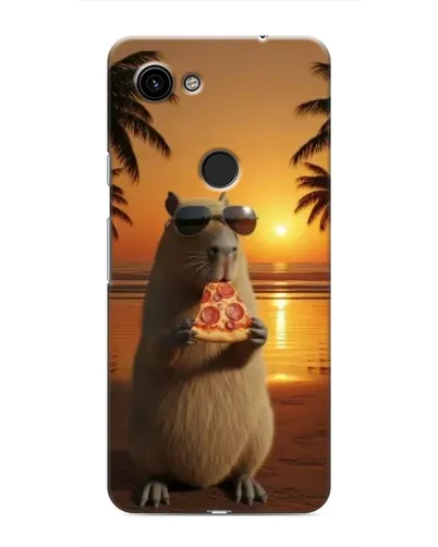 Чохол для Google Pixel 3 XL з картинкою «Капібара з піцою»