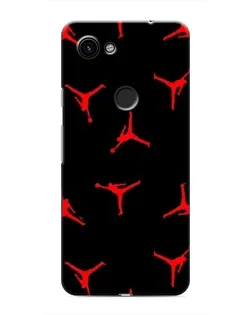 Чохол для Google Pixel 3a XL з картинкою «Jordan Red Pattern»