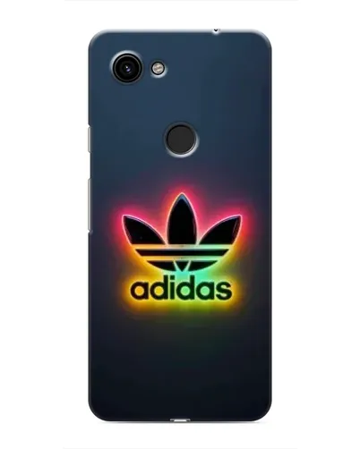 Чехол для Google Pixel 3a XL с картинкой «Неоновый Adidas»