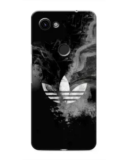 Чехол для Google Pixel 3a XL с картинкой «Абстрактный дым Adidas»