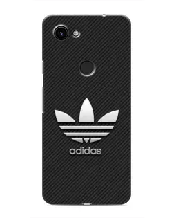 Чехол для Google Pixel 3a XL с картинкой «Adidas Карбоновая текстура»