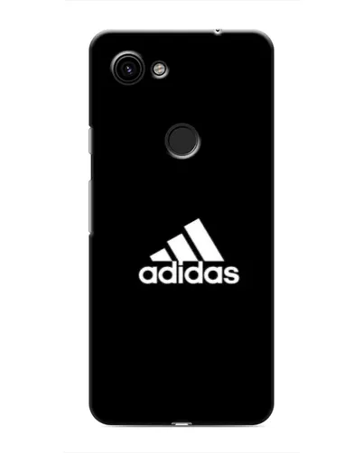 Чехол для Google Pixel 3a XL с картинкой «Черная классика Adidas»