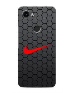 Чохол для Google Pixel 3a XL з картинкою «Nike — карбонова сітка»
