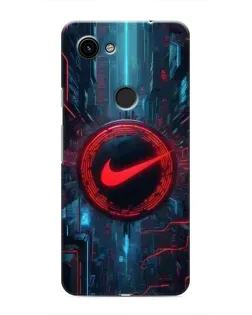 Чохол для Google Pixel 3a XL з картинкою «Техногенний стиль Nike»