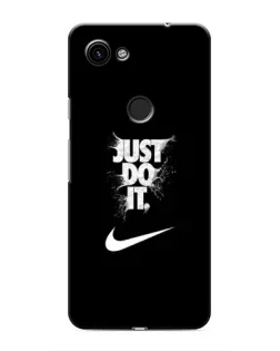 Чохол для Google Pixel 3a XL з картинкою «Текстовий принт Nike»
