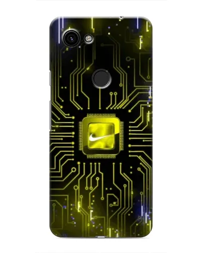 Чохол для Google Pixel 3a XL з картинкою «Nike — золота іскра»