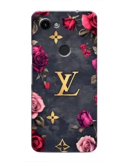 Чохол для Google Pixel 3a XL з картинкою «Квітковий Louis Vuitton»