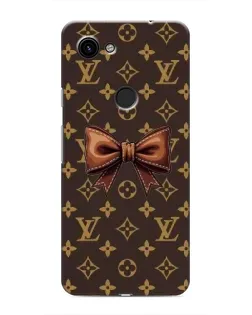 Чехол для Google Pixel 3a XL с картинкой «LV с бантом»