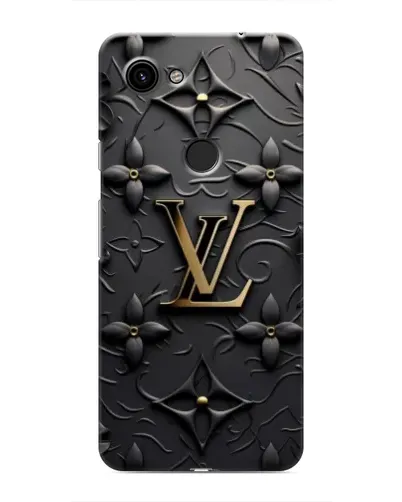 Чехол для Google Pixel 3a XL с картинкой «Кожаная текстура LV»