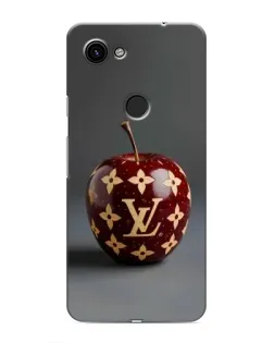Чехол для Google Pixel 3a XL с картинкой «Красное яблоко LV»