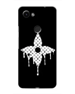 Чехол для Google Pixel 3a XL с картинкой «Цветочная монограмма»