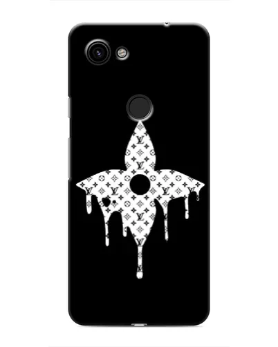 Чехол для Google Pixel 3a XL с картинкой «Цветочная монограмма»